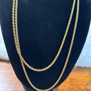 Itaor Italy Gold Vermeil 925 Sterling Fancy Chain Link Necklace